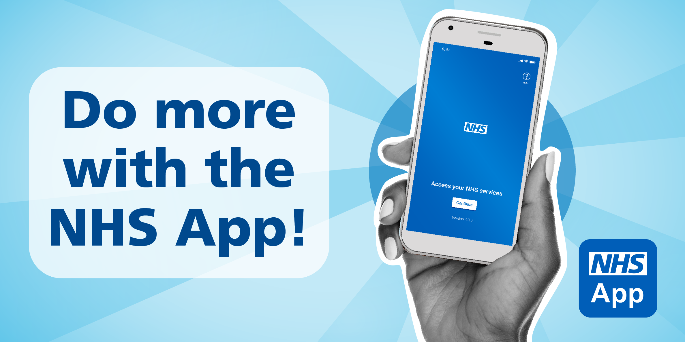 Do more with the NHS app